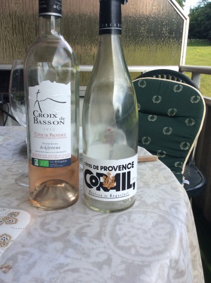2 different style of rosé