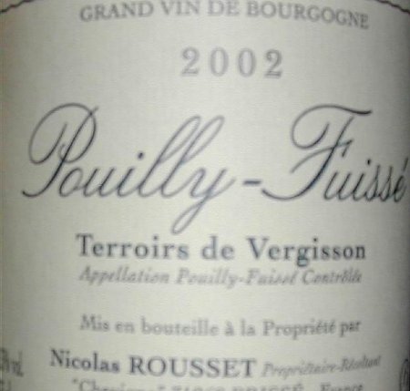 Pouilly Fuissé