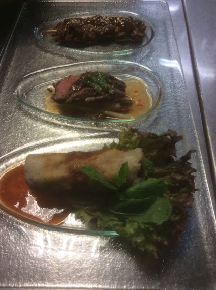 Entrée du menu dégustation