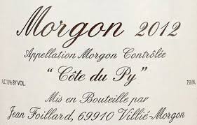 Morgon Côte de Py Foillard