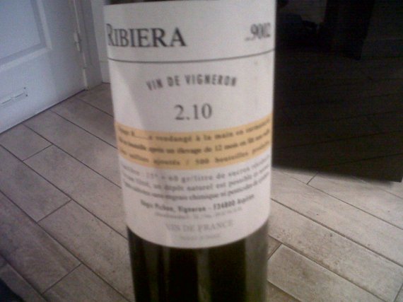 ribiera vendange tardive sec www.vinpur.com